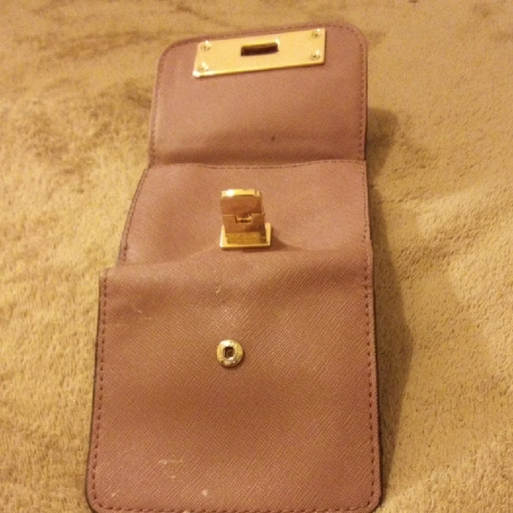 Michael Kors Mauve Wallet with Gold Accent